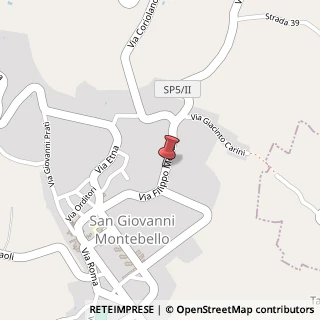 Mappa Via Filippo Meda, 50, 95014 San Giovanni CT, Italia, 95014 Giarre, Catania (Sicilia)