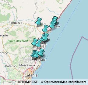 Mappa Via Colombo Cristoforo, 95018 Riposto CT, Italia (10.818)