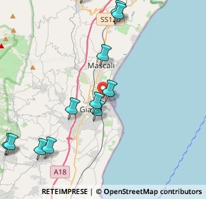 Mappa Viale Liberta, 95018 Riposto CT, Italia (5.42167)