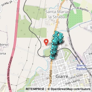 Mappa Via Torrente, 95014 Giarre CT, Italia (0.275)