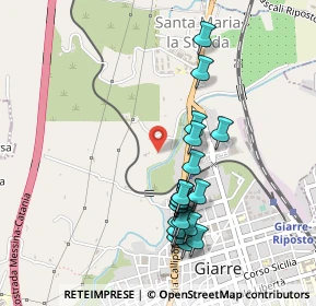 Mappa Via Torrente, 95014 Giarre CT, Italia (0.5295)