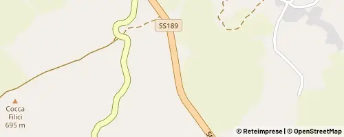 Mappa Lercara Friddi