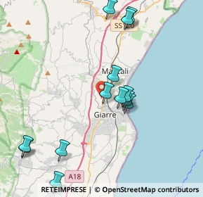 Mappa Via dei Normandi, 95014 Giarre CT, Italia (4.77462)