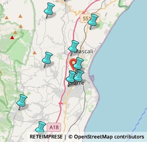 Mappa Via dei Normandi, 95014 Giarre CT, Italia (4.46091)