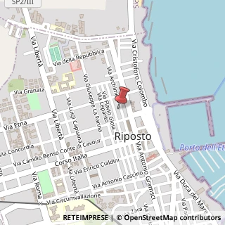 Mappa Via Archimede, 65, 95018 Riposto, Catania (Sicilia)