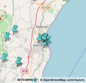 Mappa Via Liberta, 95018 Riposto CT, Italia (4.9375)