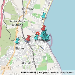 Mappa Via Etna, 95018 Riposto CT, Italia (0.60333)