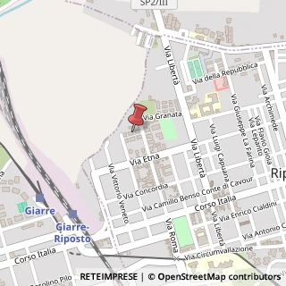 Mappa Via Roma, 5, 95018 Riposto, Catania (Sicilia)