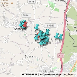 Mappa Via Giovanni Prati, 95014 Giarre CT, Italia (0.61304)