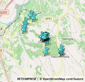 Mappa Piazza Baracco, 12050 Treiso CN, Italia (1.0225)