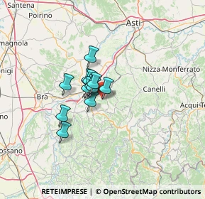 Mappa Piazza Baracco, 12050 Treiso CN, Italia (7.74333)