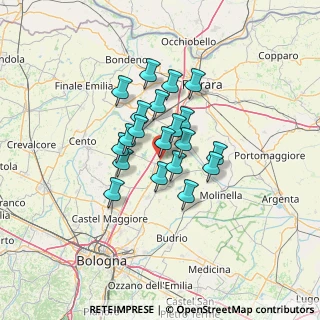 Mappa Via Cavedagnone Massei, 40051 Malalbergo BO, Italia (9.342)