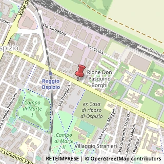 Mappa Via Enrico Iori, 1, 42122 Reggio nell'Emilia, Reggio nell'Emilia (Emilia Romagna)
