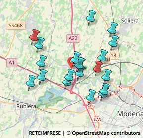 Mappa Viale Martiri della Libertà, 41011 Campogalliano MO, Italia (3.439)