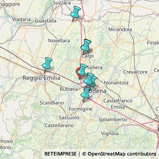 Mappa Via dei Mille, 41011 Campogalliano MO, Italia (25.26786)