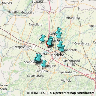 Mappa Via XXV Aprile, 41011 Campogalliano MO, Italia (8.64882)