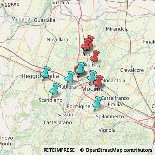 Mappa Via dei Mille, 41011 Campogalliano MO, Italia (9.51077)