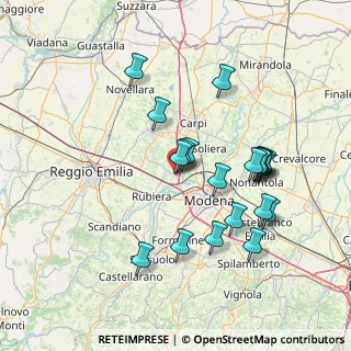 Mappa Via XXV Aprile, 41011 Campogalliano MO, Italia (14.3455)