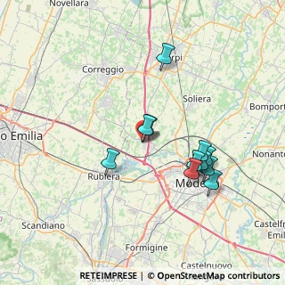 Mappa Via dei Mille, 41011 Campogalliano MO, Italia (6.67818)