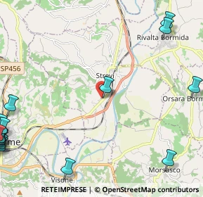 Mappa Via Acqui, 15019 Strevi AL, Italia (4.0085)
