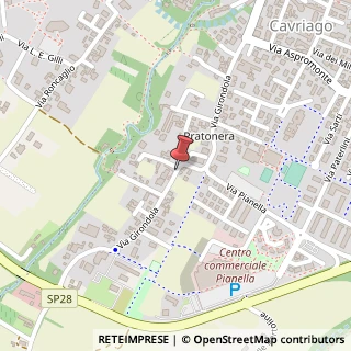 Mappa Via Girondola, 72, 42025 Cavriago, Reggio nell'Emilia (Emilia Romagna)