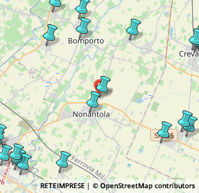 Mappa Via Cantone, 41015 Nonantola MO, Italia (6.895)