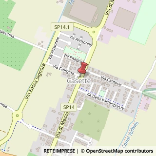 Mappa Via di Mezzo, 31, 41015 Nonantola, Modena (Emilia Romagna)