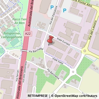 Mappa Via del Passatore, 111, 41011 Campogalliano, Modena (Emilia Romagna)