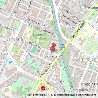 Mappa Via Bismantova, 8, 42123 Reggio nell'Emilia, Reggio nell'Emilia (Emilia Romagna)