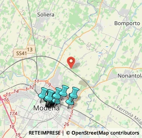 Mappa Strada Torricella, 41122 Modena MO, Italia (4.753)