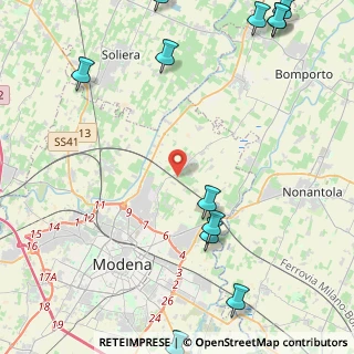 Mappa Strada Torricella, 41122 Modena MO, Italia (6.63583)