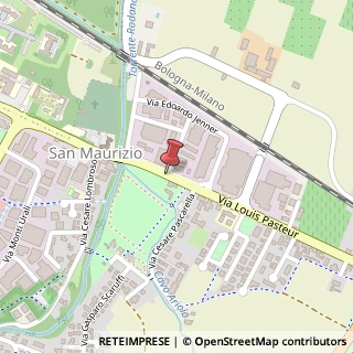 Mappa Via Louis Pasteur, 5, 42122 Reggio Emilia RE, Italia, 42122 Reggio nell'Emilia, Reggio nell'Emilia (Emilia Romagna)