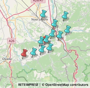 Mappa Via Generale Rebora, 15066 Gavi AL, Italia (5.46833)