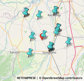 Mappa 12030 Monasterolo di Savigliano CN, Italia (7.06556)