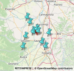 Mappa Via Beppe Fenoglio, 12030 Monasterolo di Savigliano CN, Italia (9.07)