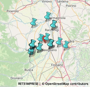 Mappa Via Rinino, 12030 Monasterolo di Savigliano CN, Italia (9.7205)