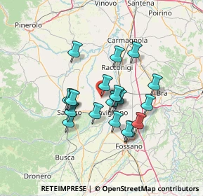 Mappa Via Rinino, 12030 Monasterolo di Savigliano CN, Italia (10.936)