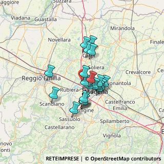 Mappa A22 Brennero - Modena, 41011 Campogalliano MO, Italia (9.529)