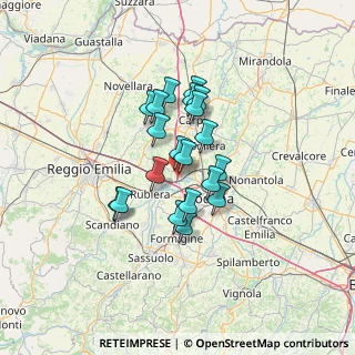 Mappa A22 Brennero - Modena, 41011 Campogalliano MO, Italia (9.708)