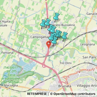 Mappa A22 Brennero - Modena, 41011 Campogalliano MO, Italia (1.24)