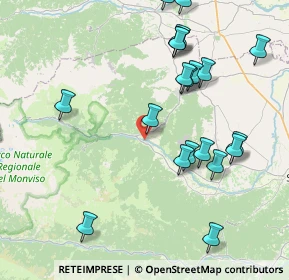 Mappa 12034 Paesana CN, Italia (9.0585)