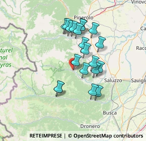 Mappa 12034 Paesana CN, Italia (12.06)