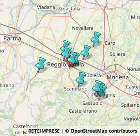 Mappa Via Marino Mazzacurati, 42122 Reggio nell'Emilia RE, Italia (10.02455)