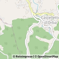 지도 Castelletto d'Orba