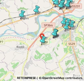 Mappa Località San Cassiano - Strada Basse, 12051 Alba CN, Italia (2.8025)