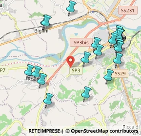 Mappa Località San Cassiano - Strada Basse, 12051 Alba CN, Italia (2.37)