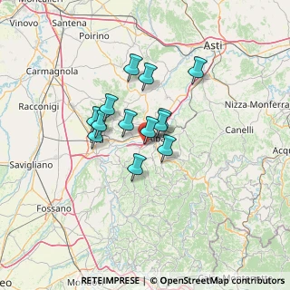 Mappa Strada Basse, 12051 Alba CN, Italia (9.45769)