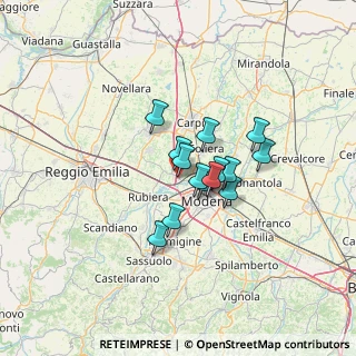 Mappa Via Europa, 41011 Campogalliano MO, Italia (8.79071)