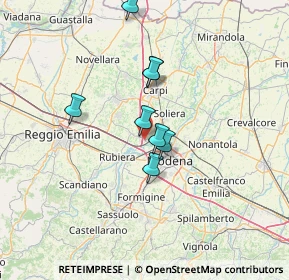 Mappa Via Europa, 41011 Campogalliano MO, Italia (25.17286)