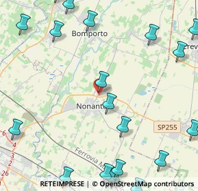 Mappa Via Giuseppe Saragat, 41015 Nonantola MO, Italia (6.4605)